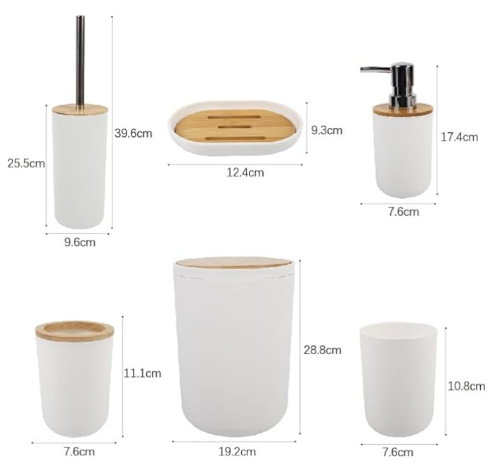 Miniatura 2 de Kit de baño de 6 piezas